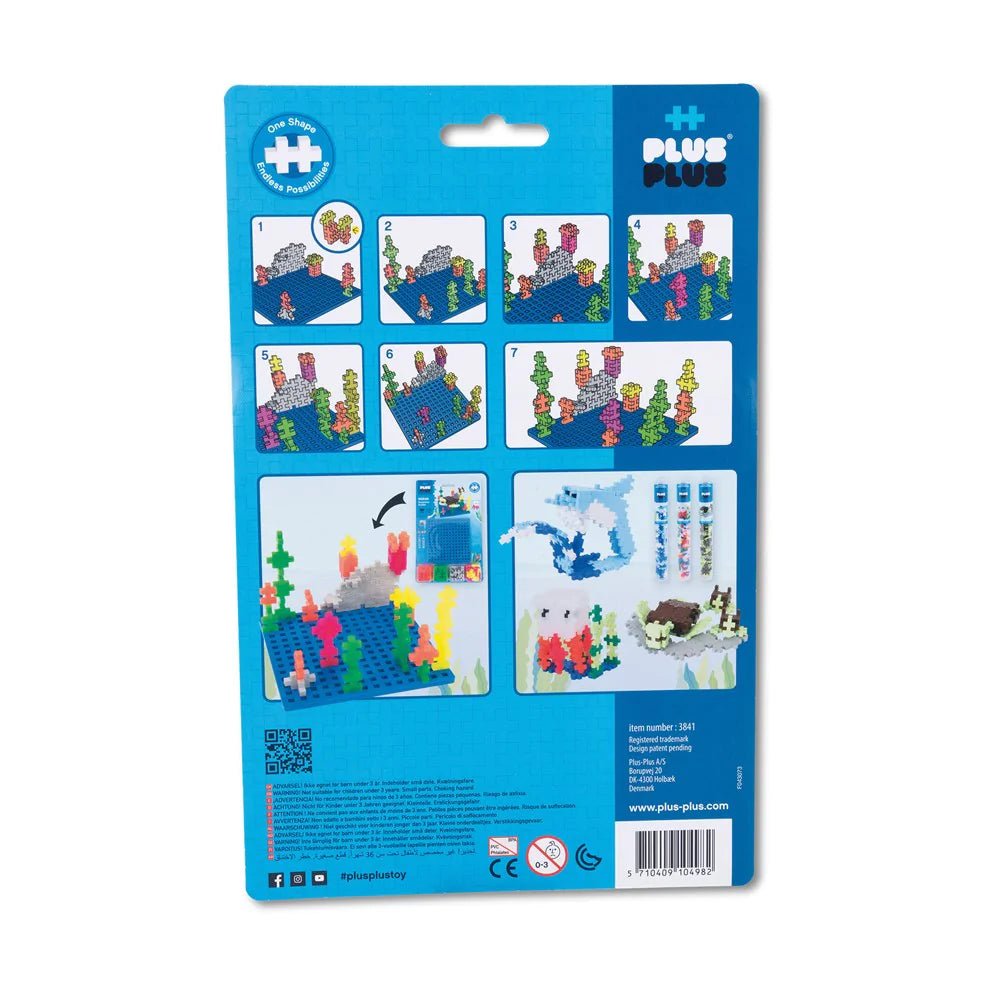 Plus Plus Toys Ocean Baseplates Builder - 64 pcs - #HolaNanu#NDIS #creativekids