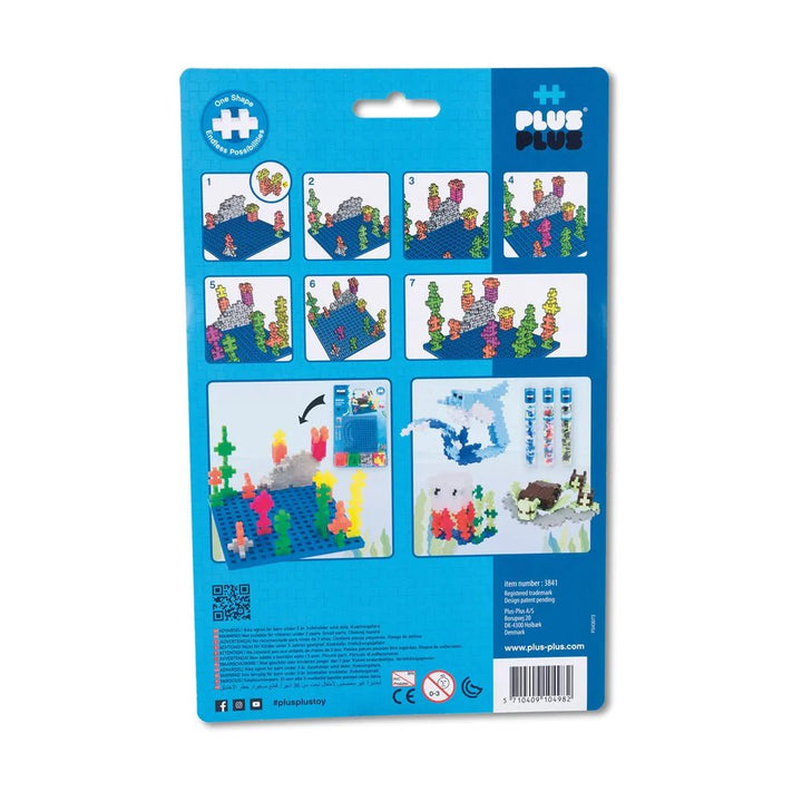 Plus Plus Toys Ocean Baseplates Builder - 64 pcs - #HolaNanu#NDIS #creativekids