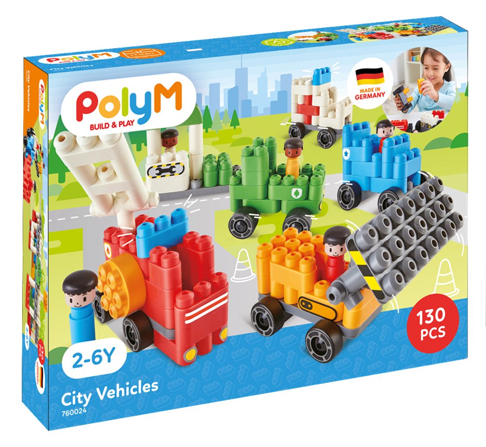 Poly M - City Vehicles Kit - #HolaNanu#NDIS #creativekids