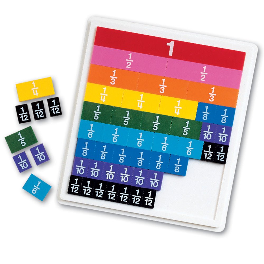 Rainbow Fraction® Plastic Tiles With Tray - #HolaNanu#NDIS #creativekids