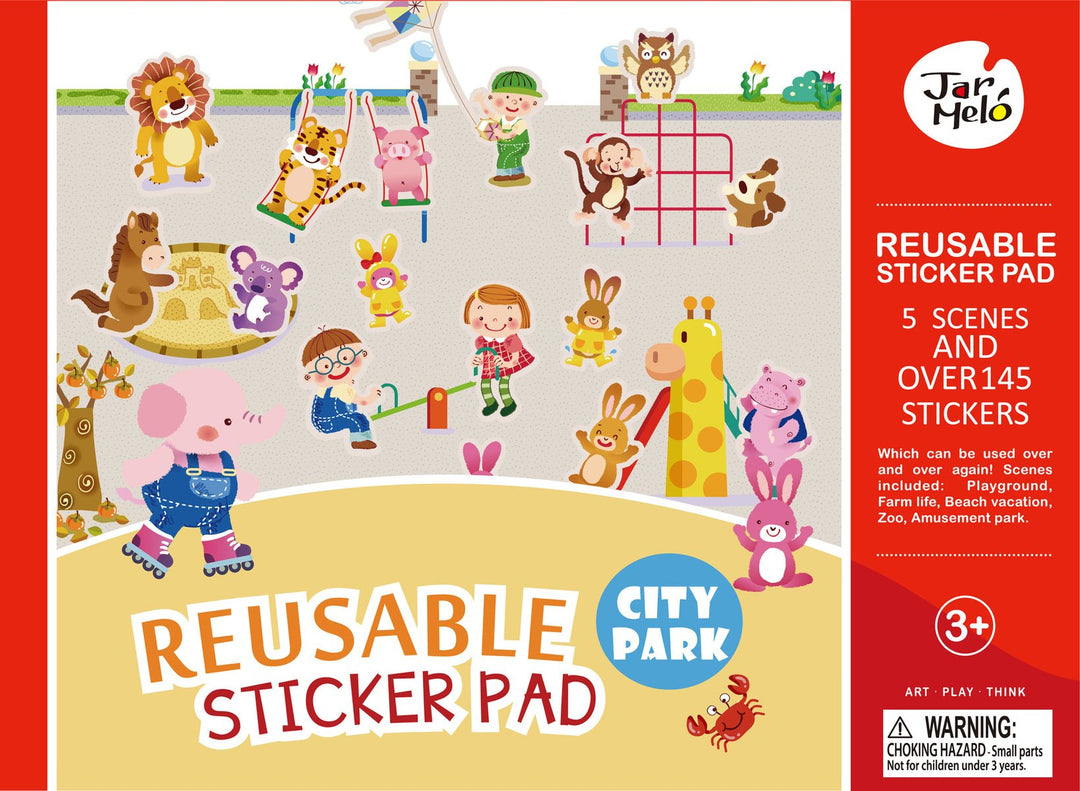 Reusable Sticker Pad Set - City Park - #HolaNanu#NDIS #creativekids