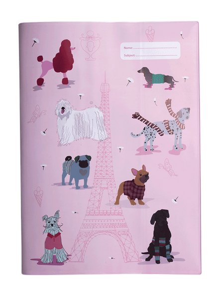 Spencil A4 Book Cover - Pooches on Parade 3 - #HolaNanu#NDIS #creativekids