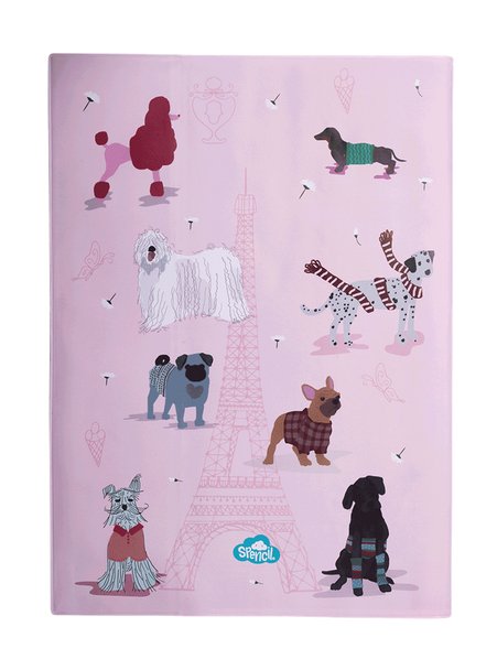Spencil A4 Book Cover - Pooches on Parade 3 - #HolaNanu#NDIS #creativekids