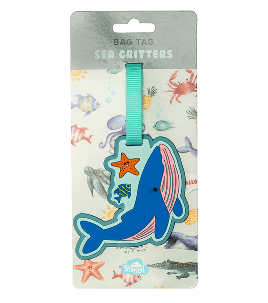 Spencil Bag Tag - Sea Critters - #HolaNanu#NDIS #creativekids