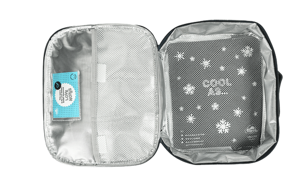 Spencil Big Cooler Lunch Bag + Chill Pack - Black & White Horses - #HolaNanu#NDIS #creativekids