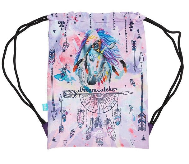 Spencil Big Drawstring Bag - Dreamcatcher Horse - #HolaNanu#NDIS #creativekids