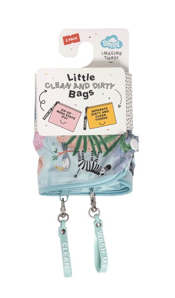 Spencil Little Clean & Dirty Bags - Wild Things - #HolaNanu#NDIS #creativekids