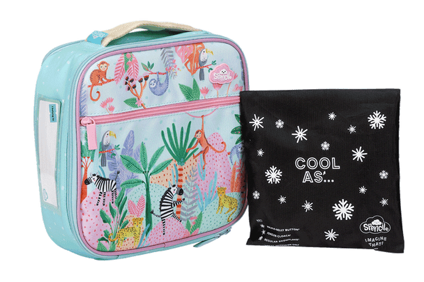 Spencil Little Cooler Lunch Bag + Chill Pack - Wild Things - #HolaNanu#NDIS #creativekids