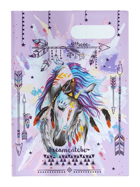 Spencil Scrapbook Cover - Dreamcatcher Horse 1 - #HolaNanu#NDIS #creativekids