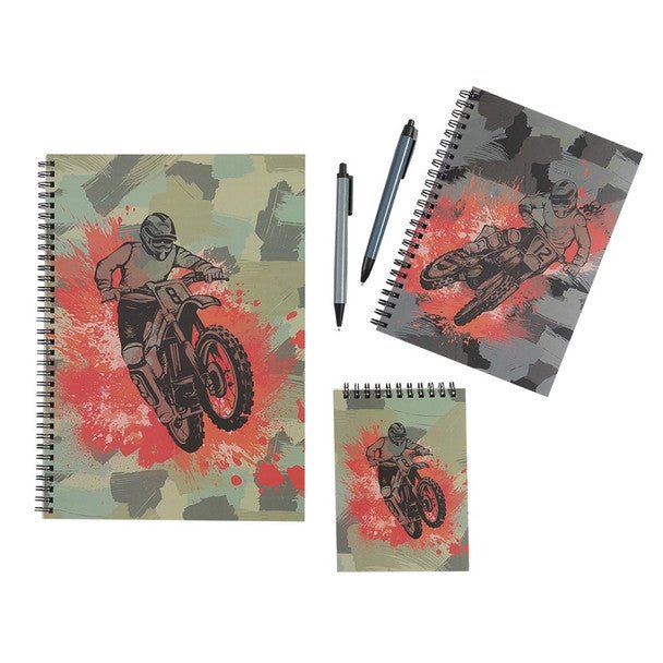 Spencil Stationery Set - Camo Biker - #HolaNanu#NDIS #creativekids