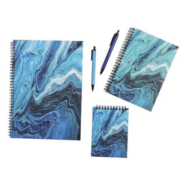 Spencil Stationery Set - Ocean Marble - #HolaNanu#NDIS #creativekids