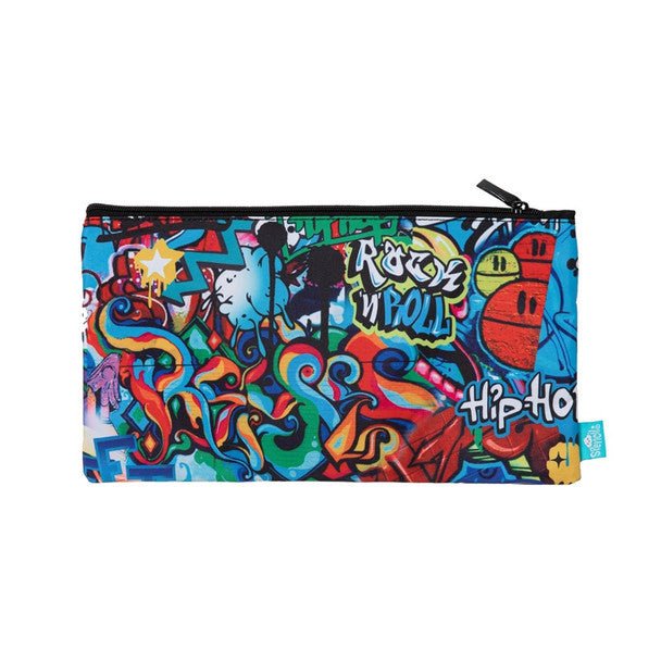 Spencil Twin Zip Pencil Case - Street Art - #HolaNanu#NDIS #creativekids