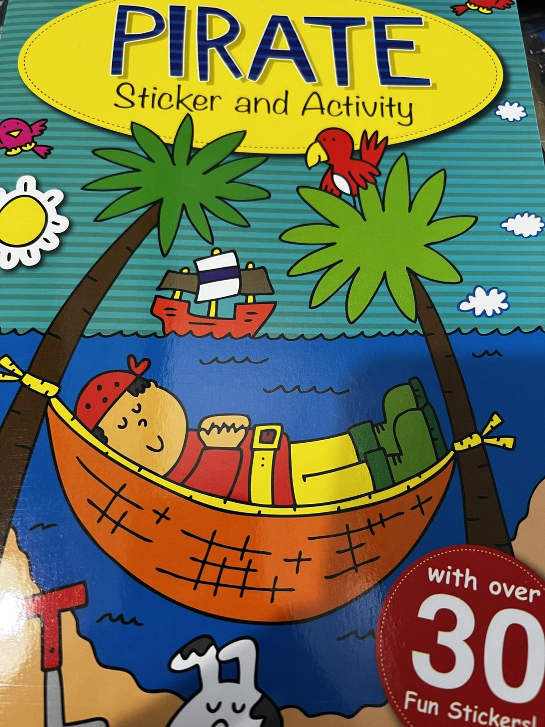 Sticker & Activity Book - Pirate - #HolaNanu#NDIS #creativekids