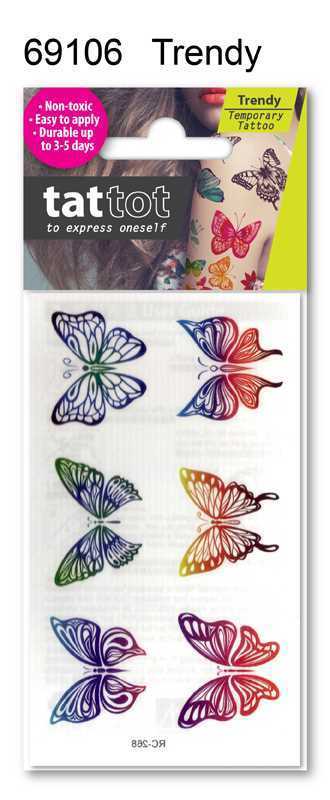 Tattoo Mini Butterfly Contour - #HolaNanu#NDIS #creativekids