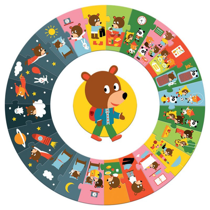 The Day 24pc Giant Circle Puzzle - #HolaNanu#NDIS #creativekids