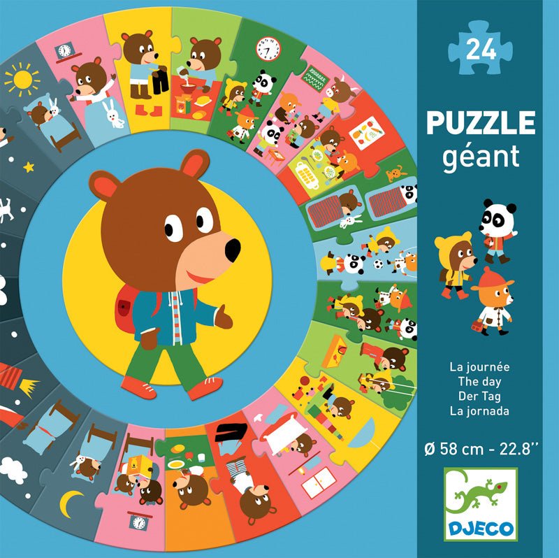 The Day 24pc Giant Circle Puzzle - #HolaNanu#NDIS #creativekids