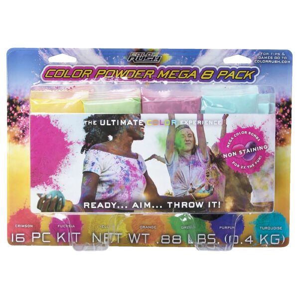 Tulip Colour Rush Mega Powder Kit 8 Colours - #HolaNanu#NDIS #creativekids