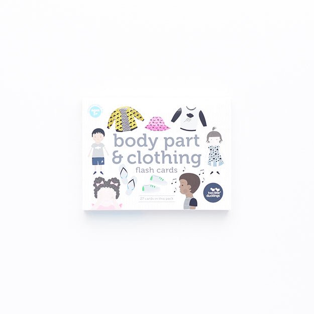 Two Little Ducklings Body Parts & Clothing Flash Cards - #HolaNanu#NDIS #creativekids