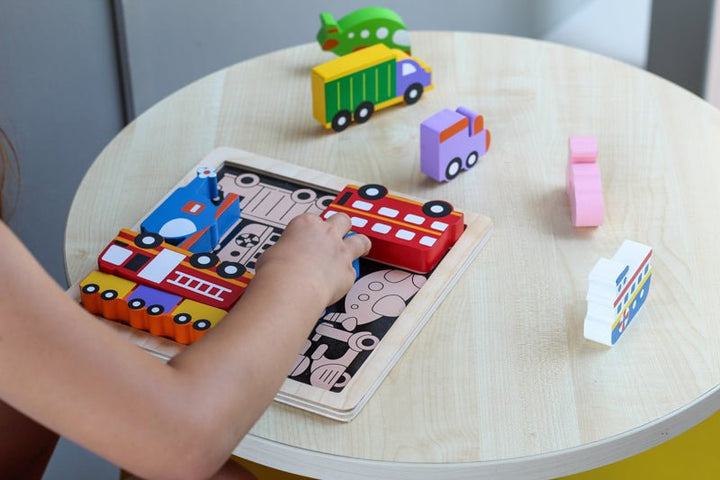 Vehicles Chunky Puzzle - #HolaNanu#NDIS #creativekids