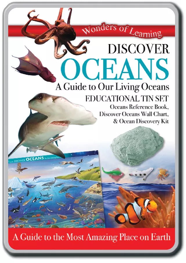 Wonders Of Learning - Discover Oceans Tin Set - #HolaNanu#NDIS #creativekids