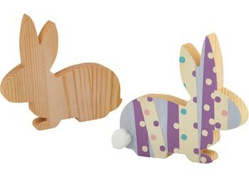 Wooden Bunny To Decorate - #HolaNanu#NDIS #creativekids